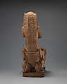 Egyptian God, Clodion (Claude Michel) (French, Nancy 1738–1814 Paris), Painted terracotta, French