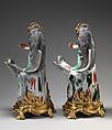 Carp in gilt-bronze mount (one of a pair), Hard-paste porcelain with gilding; gilt-bronze mount, Japanese, with French mount
