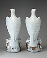 Eagle (one of a pair), Meissen Manufactory (German, 1710–present), Hard-paste porcelain with cold-painted decoration, German, Meissen after Japanese model