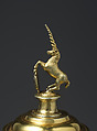Covered Goblet, Narwhal tooth, gilded silver, and enamel, German