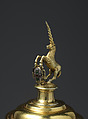 Covered Goblet, Narwhal tooth, gilded silver, and enamel, German