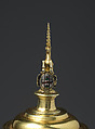 Covered Goblet, Narwhal tooth, gilded silver, and enamel, German