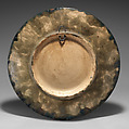 Large round plate with crayfish, Alfred Renoleau (1854 Mansle, Charente, France–1930 Angoulême, France), Glazed earthenware with applied decoration, French, Roumazière
