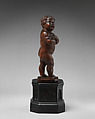 Girl, Leonhard Kern (German, Forchtenberg, Hohenlohe 1588–1662 Schwäbisch Hall), Pearwood (Pyrus communis); pedestal: blackened wood, German, Schwabisch-Hall