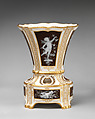 Bulb Vase (one of a pair), Minton(s) (British, Stoke-on-Trent, 1793–present), Pâte-sur-pâte on bone china with gilding , British, Stoke-on-Trent, Staffordshire