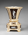 Bulb Vase (one of a pair), Minton(s) (British, Stoke-on-Trent, 1793–present), Pâte-sur-pâte on bone china with gilding , British, Stoke-on-Trent, Staffordshire