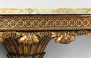 Console table, Carved and gilded wood, French