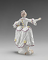 Dancer (one of a pair), Höchst Manufactory (German, 1746–1796), Hard-paste porcelain, German, Höchst