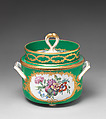 Ice pail with cover (Seau à glace) (part of a service), Sèvres Manufactory (French, 1740–present), Soft-paste porcelain, French, Sèvres