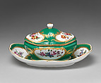 Sugar bowl (one of four) (part of a service), Sèvres Manufactory (French, 1740–present), Soft-paste porcelain, French, Sèvres
