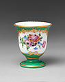 Ice cream cup (Tasse à glace) (part of a service), Sèvres Manufactory (French, 1740–present), Soft-paste porcelain, French, Sèvres