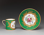 Saucer (one of nine) (part of a service), Sèvres Manufactory (French, 1740–present), Soft-paste porcelain, French, Sèvres