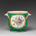 Bottle cooler (seau à bouteille) (part of a service), Sèvres Manufactory (French, 1740–present), Soft-paste porcelain, French, Sèvres