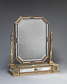 Dressing table mirror, André Aucoc, Silver gilt, mother-of-pearl, French, Paris