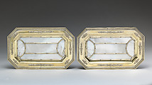 Tray, André Aucoc, Silver gilt, mother-of-pearl, French, Paris