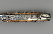 Table fork, Steel, silver, buckshorn, possibly Swiss