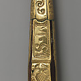 Huntsman's knife, Steel, wood, brass, possibly Southern German