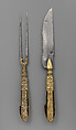 Huntsman's knife, Steel, wood, brass, possibly Southern German