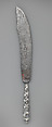 Knife, RG, Steel, silver, possibly Dutch