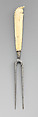 Table fork, Steel, ivory, German