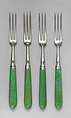 Set of three forks, Steel, British