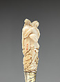 Pastry knife, Steel, ivory, brass, Southern German, possibly Bavarian