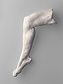 Study of a leg and foot, Auguste Rodin (French, Paris 1840–1917 Meudon), Cast plaster, French