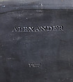 Alexander the Great, Wedgwood and Bentley (British, Etruria, Staffordshire, 1769–1780), Black basalt ware, British, Etruria, Staffordshire