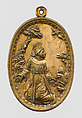 Saint Francis of Assisi, Gilt bronze, Spanish