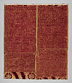Panel of velvet, Silk and metal thread, Italian or Spanish