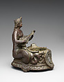 Mermaid playing a lute, Bronze, Italian, possibly Venice