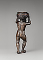 Atlas Supporting a Vessel, Circle of Severo Calzetta da Ravenna (Italian, active by 1496, died before 1543), Bronze, Italian, probably Ravenna