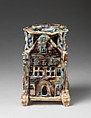 Salt, Lead-glazed earthenware, French, Saintonge