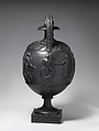 Two-handled vase with maidens from the "Dancing Hours", Wedgwood and Bentley (British, Etruria, Staffordshire, 1769–1780), Black basalt ware, British, Etruria, Staffordshire