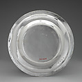 Plate (one of a set of twelve), Thomas Farren (British, active ca. 1707–d. 1743), Silver, British, London