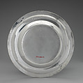 Plate (one of a set of twelve), Thomas Farren (British, active ca. 1707–d. 1743), Silver, British, London
