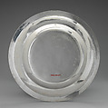 Plate (one of a set of twelve), Richard Bayley (British, active 1708–48), Silver, British, London