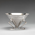 Sugar bowl (Model 247), Christopher Dresser (British, Glasgow, Scotland 1834–1904 Mulhouse), Silver-plated nickel, British