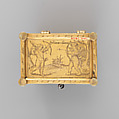 Jewelry box, P. Ben, Silver, engraved; brass, partially gilt, German, probably Nuremberg or Flemish