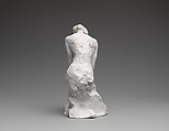 Young woman kneeling, Auguste Rodin (French, Paris 1840–1917 Meudon), Cast plaster, French