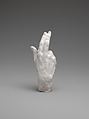 Study of a hand, Auguste Rodin (French, Paris 1840–1917 Meudon), Cast plaster, French