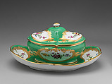 Sugar bowl (one of four) (part of a service), Sèvres Manufactory (French, 1740–present), Soft-paste porcelain, French, Sèvres