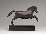 Galloping horse, Francesco Fanelli (Italian, born Florence 1577, active Genoa (1605–30) and England (1632–39)), Bronze, probably British