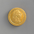 Pattern penny of George III, Gilt copper, British
