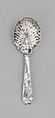 Tea caddy spoon, William Hamey (ca. 1765–1812), Silver, Irish, Dublin
