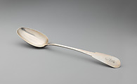 Gravy spoon, Silver, Irish, Dublin