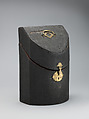 Case, Wood, shagreen; brass, British, Sheffield