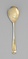 Three dessert spoons, Probably by John Pittar (entered 1778), Silver gilt, Irish, Dublin
