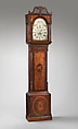 Longcase clock, Clockmaker: John Whitehurst (British, 1713–1788), Mahogany inlaid with satinwood, British, Derby