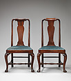 Set of four chairs, Mahogany, British